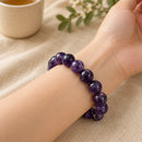 Amethyst Bracelet — For Calm Mind, Deep Meditation & Intuition