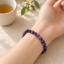 Amethyst Bracelet — For Calm Mind, Deep Meditation & Intuition