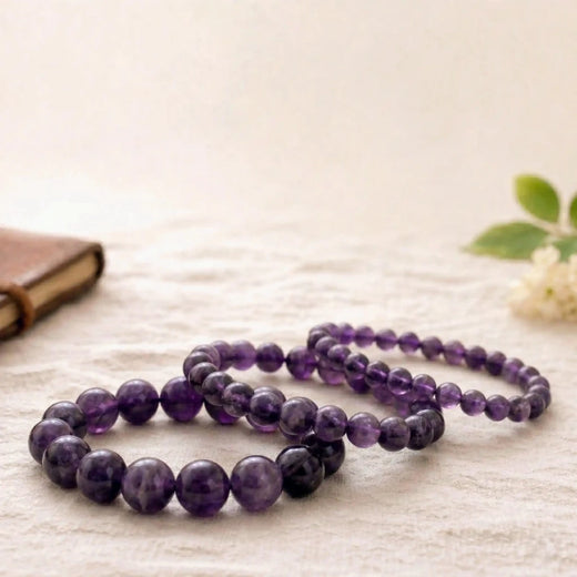 Amethyst Bracelet — For Calm Mind, Deep Meditation & Intuition