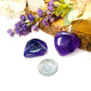 Amethyst Heart Shape Pendants (Calmness)