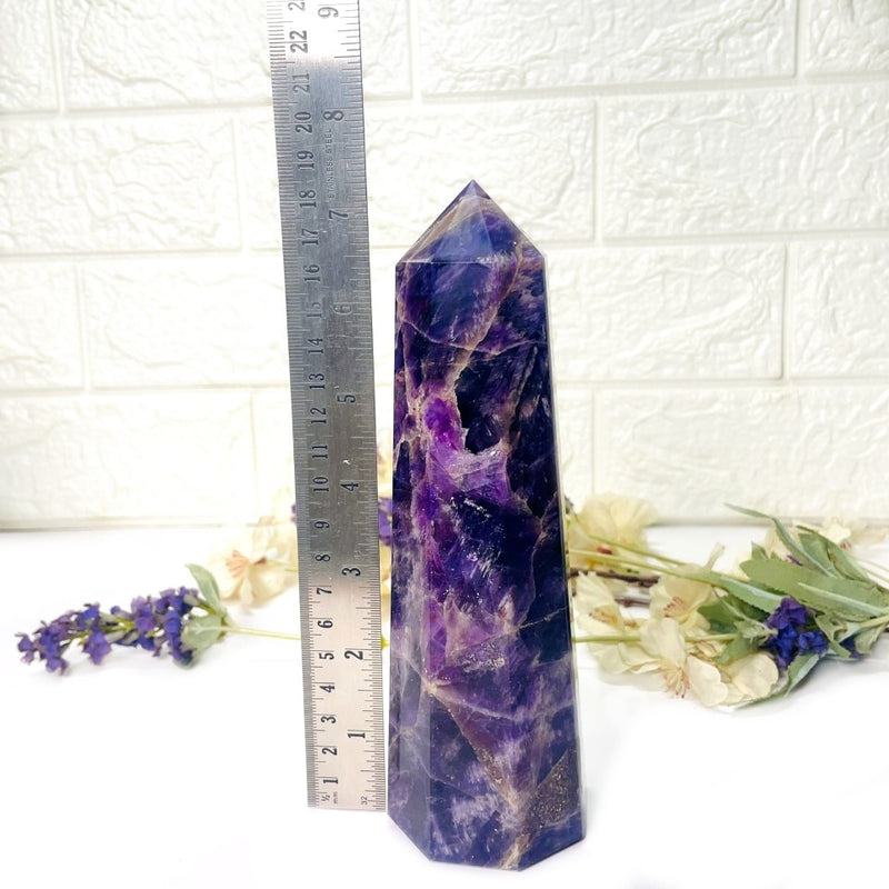 Large Amethyst Tower (Intuition and Meditation)