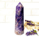 Large Amethyst Tower (Intuition and Meditation)