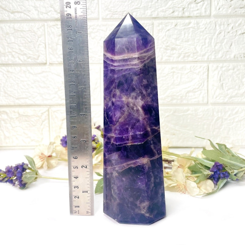 Large Amethyst Tower (Intuition and Meditation)