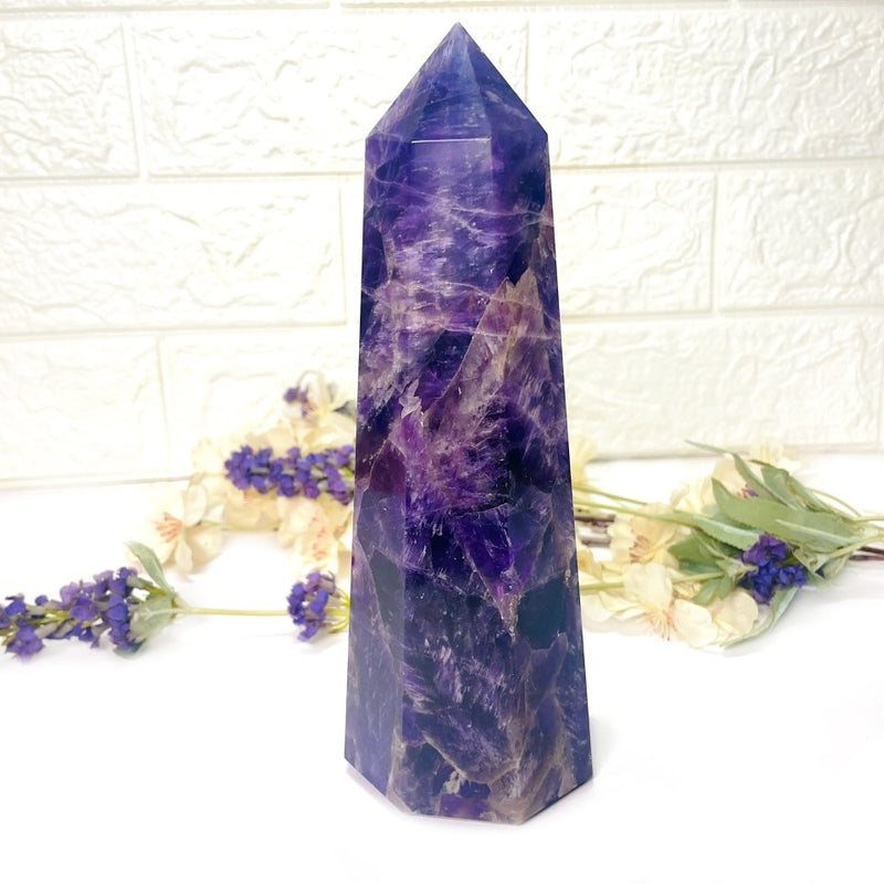 Large Amethyst Tower (Intuition and Meditation)