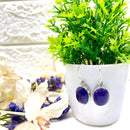 Amethyst Silver Earrings