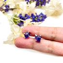 Amethyst Silver Earrings