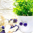 Amethyst Silver Earrings