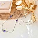 Amethyst Necklaces in Silver