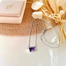 Amethyst Necklaces in Silver