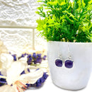 Amethyst Silver Earrings