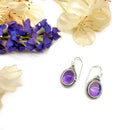 Amethyst Silver Earrings