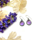 Amethyst Silver Earrings