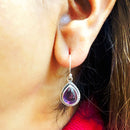 Amethyst Silver Earrings