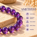Amethyst Bracelet — For Calm Mind, Deep Meditation & Intuition