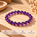 Amethyst Bracelet — For Calm Mind, Deep Meditation & Intuition