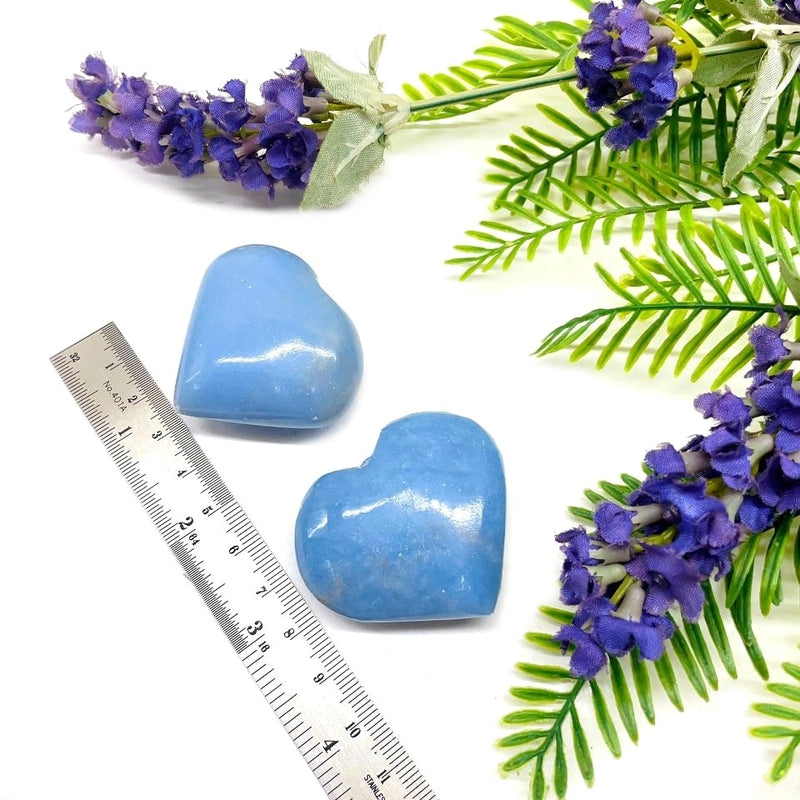 Angelite Hearts (Connect with Angels & Guides)