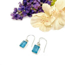 Aquamarine Earrings in Silver
