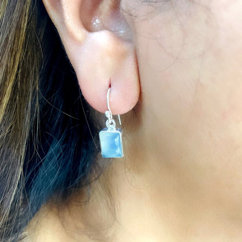 Aquamarine Earrings in Silver