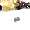 Aquamarine Earrings in Silver