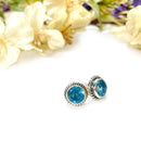 Aquamarine Earrings in Silver