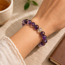Auralite Round Bead Bracelet (Healing  and Meditation)