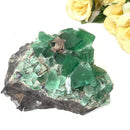Green Fluorite Clusters from England