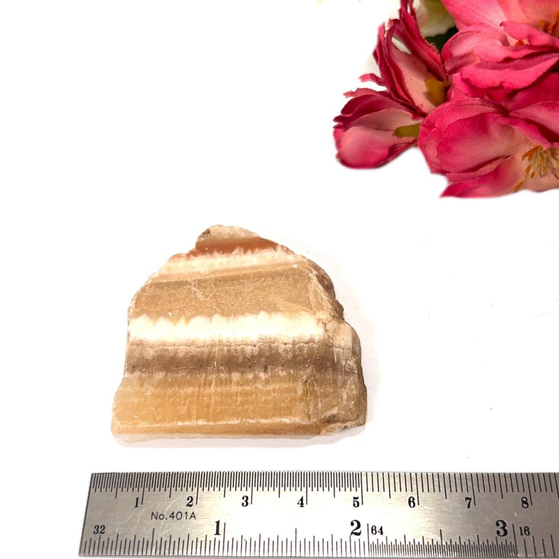 Yellow Lace Agate Slice