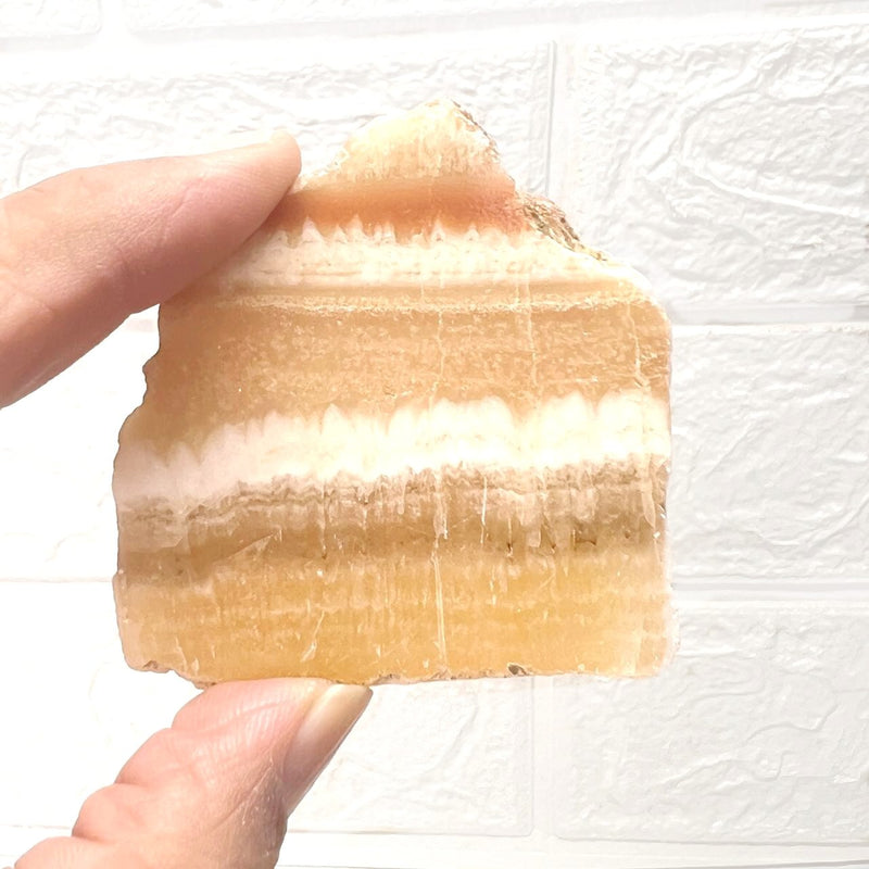 Yellow Lace Agate Slice