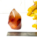 Small Carnelian Twisted Flames (Creativity & Passion)
