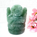 Large Ganeshas in Green Aventurine (Abundance)