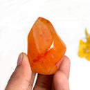 Small Carnelian Twisted Flames (Creativity & Passion)
