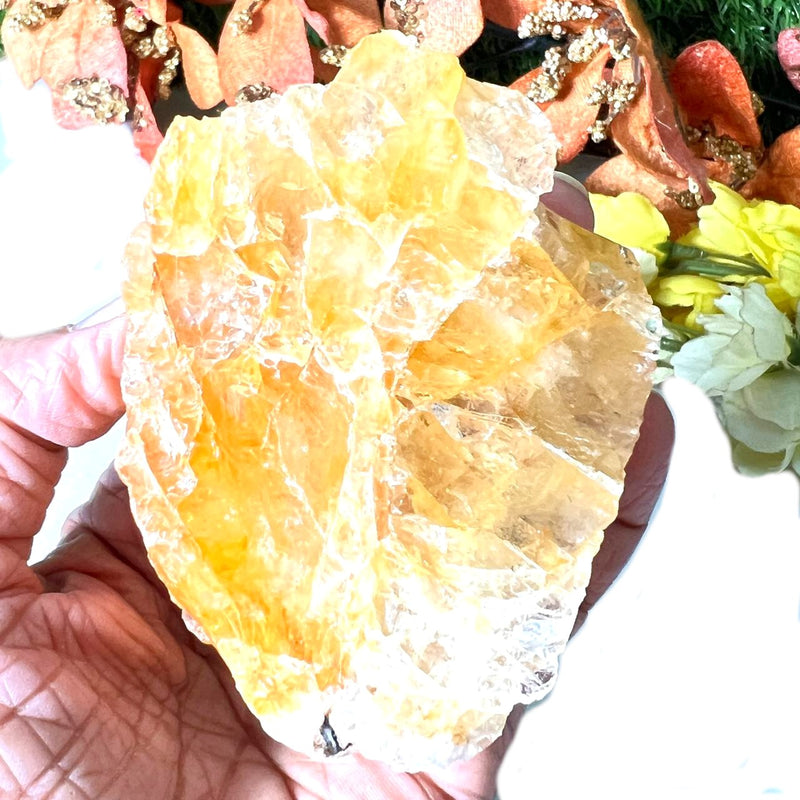 Golden Healer/Hematoid Quartz One Side Polished Rough