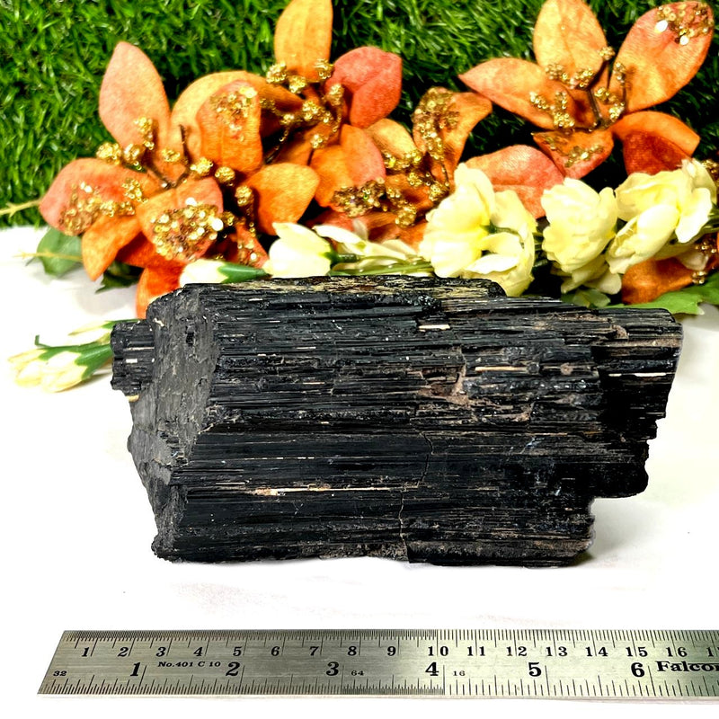 Large Black Tourmaline Rough (Grounding & Protection)