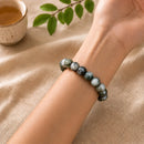 Black Cats Eye Round Bead Bracelet (Protection from Psychic Attacks)