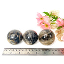 Black Moonstone Sphere (Emotional Protection & Divine Feminine)