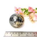Black Moonstone Sphere (Emotional Protection & Divine Feminine)