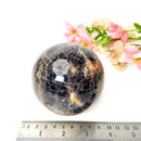 Black Moonstone Sphere (Emotional Protection & Divine Feminine)