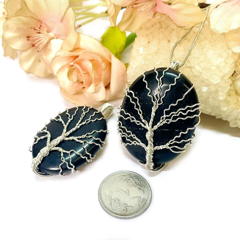 Black Obsidian Pendants - Assorted (Protection)