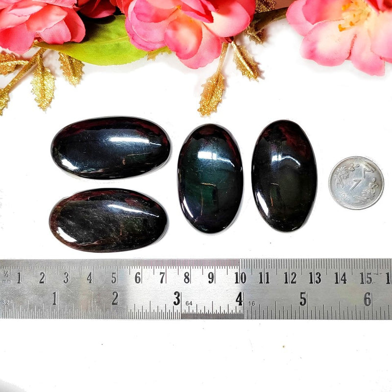 Black Tourmaline Cabochon (Protection & Grounding)