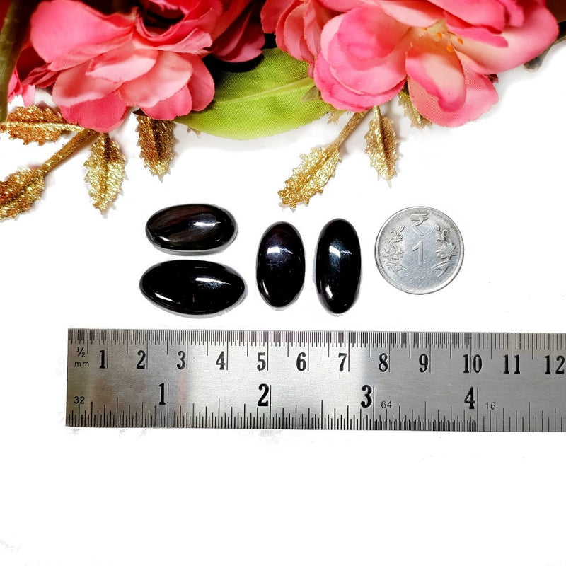 Black Tourmaline Cabochon (Protection & Grounding)