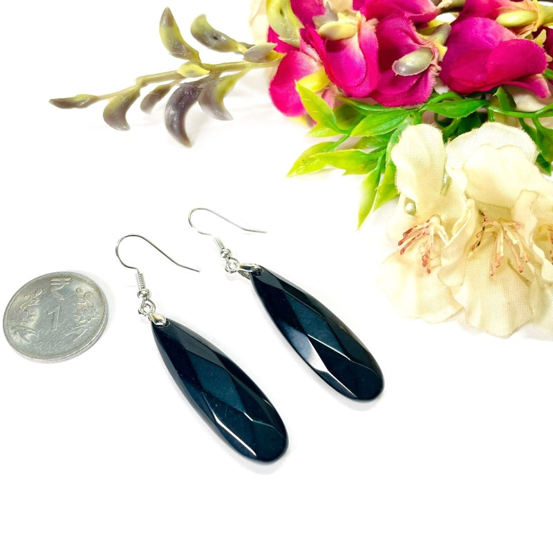 Black Tourmaline Earrings (Protection & Grounding)