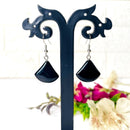 Black Tourmaline Earrings (Protection & Grounding)
