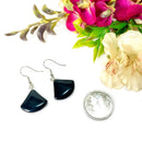 Black Tourmaline Earrings (Protection & Grounding)