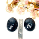 Black Tourmaline Palmstone (Protection and Grounding)