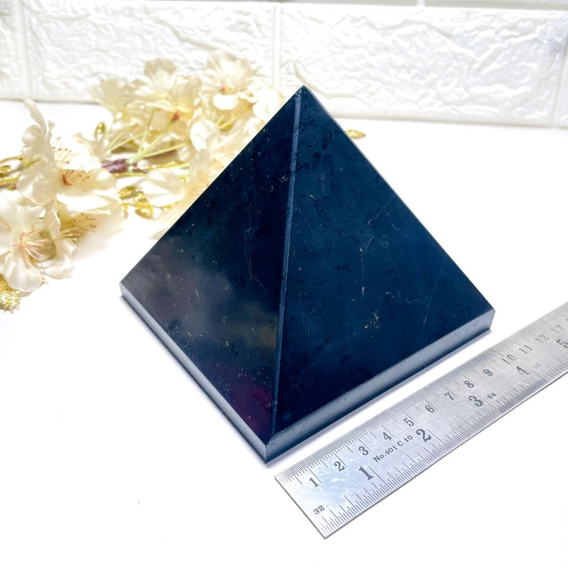 Black Tourmaline Pyramid (Protection & Grounding)