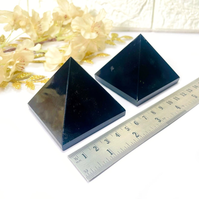 Black Tourmaline Pyramid (Protection & Grounding)