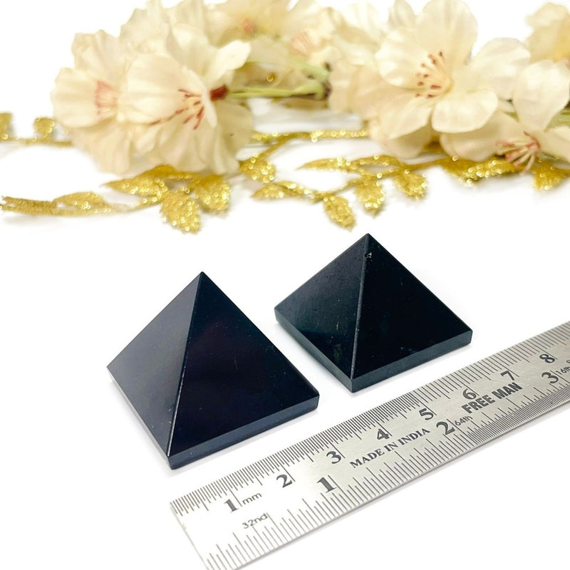 Black Tourmaline Pyramid (Protection & Grounding)