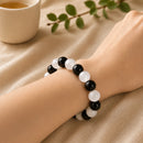 Black Tourmaline & Selenite Combo Bracelet (Meditation & Balance)