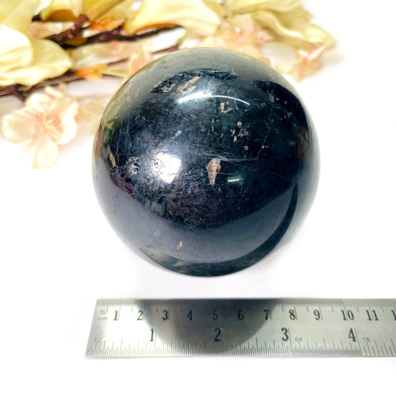 Black Tourmaline Sphere (Protection & Grounding)