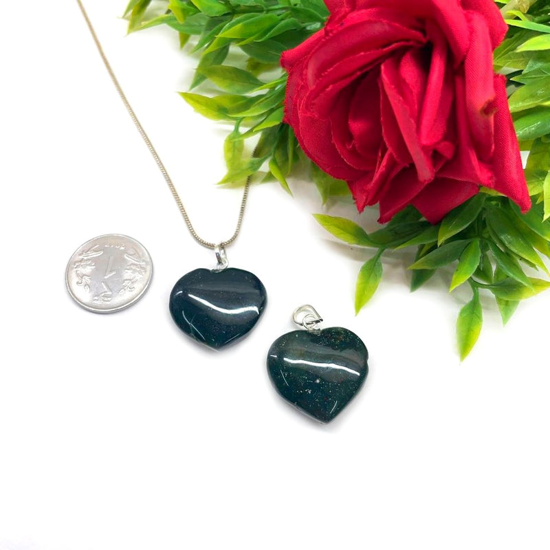 Bloodstone Flat Surface Pendants (Immunity & Health)